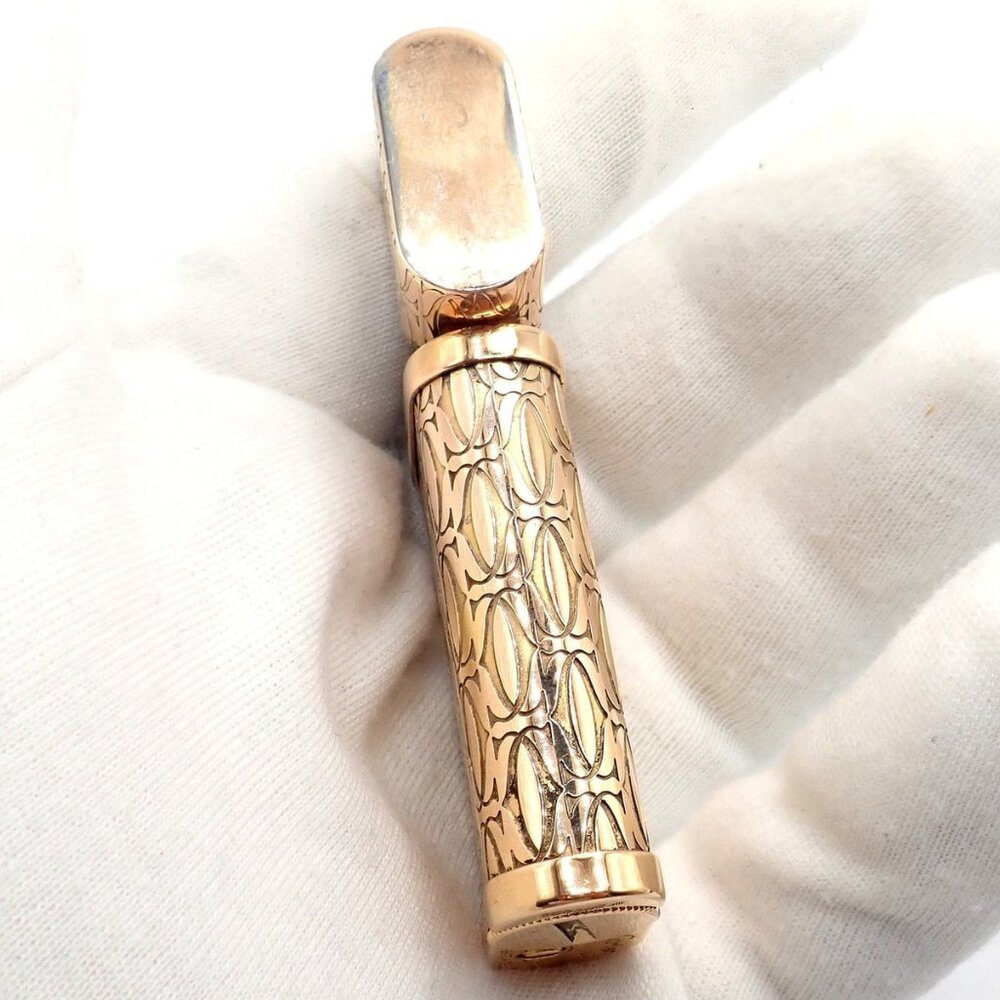 Vintage Cartier Pasha Rose Gold Tone Lighter - Picture 4 of 15